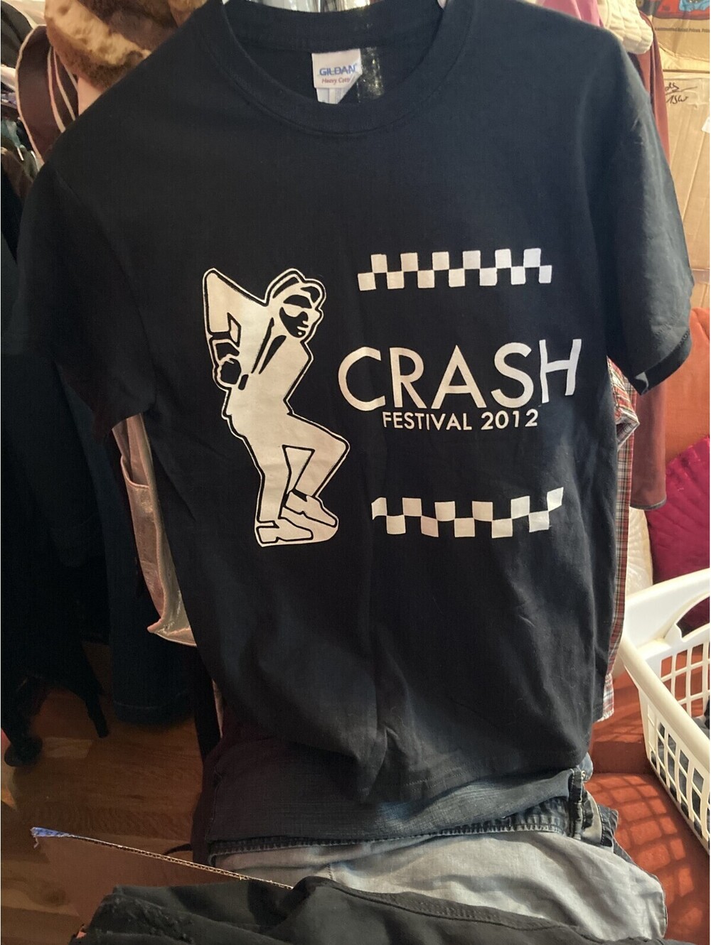 The Selecter Crash Festival T-Shirt 2 Tone Ska Black size M - NEW SUPER RARE!!
